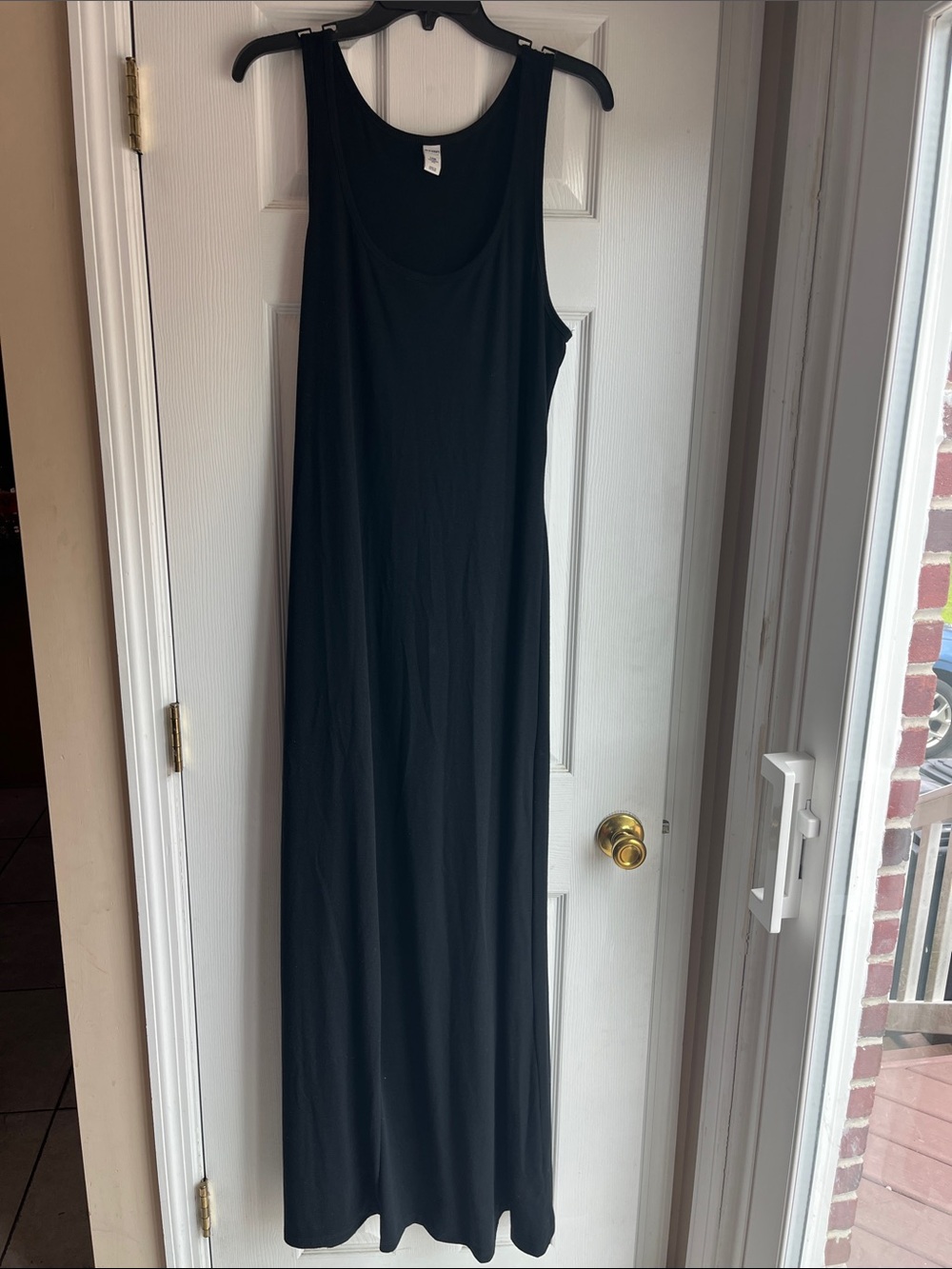 Old Navy Black Sleeveless Maxi Dress